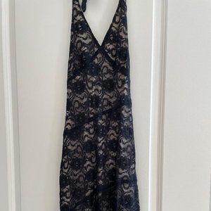 Black & Champagne Dress